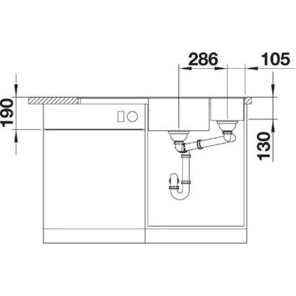 Кухонна мийка Blanco Axia III 6 S-F 524663
