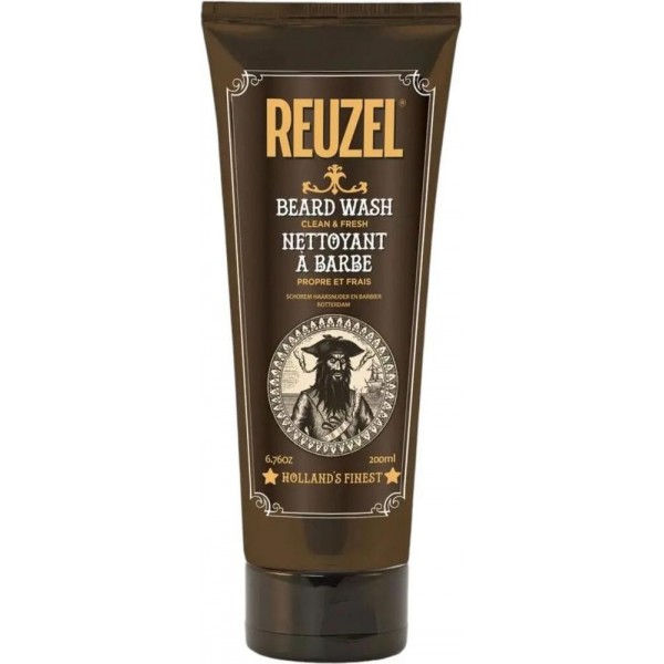 догляд за бородою і вусами Reuzel Шампунь для бороды  Clean &amp; Refresh Beard Wash 200 мл