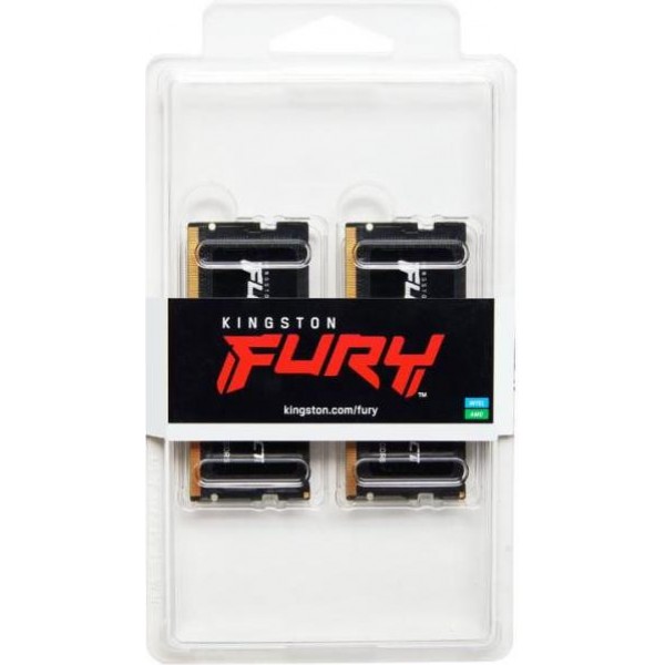Пам&#39;ять для ноутбуків Kingston FURY 64 GB (2x32GB) SO-DIMM DDR5 5600 MHz Impact (KF556S40IBK2-64)