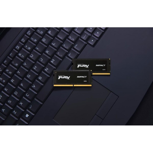 Пам&#39;ять для ноутбуків Kingston FURY 64 GB (2x32GB) SO-DIMM DDR5 5600 MHz Impact (KF556S40IBK2-64)