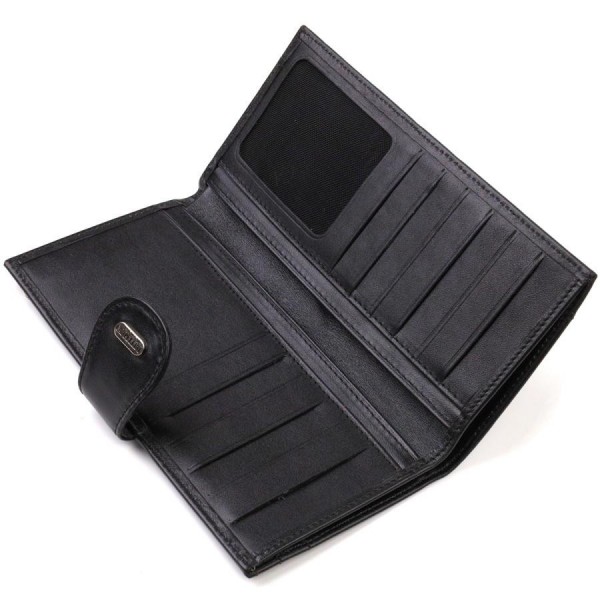 чоловіча CANPELLINI Гаманець чоловічий шкіряний чорний  21916