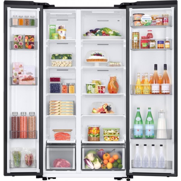 Холодильник з морозильною камерою Samsung RS57DG400EB4